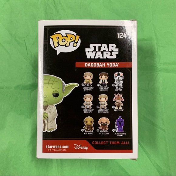 Funko Pop! Star Wars: Dagobah Yoda #124 - Picture 3 of 8